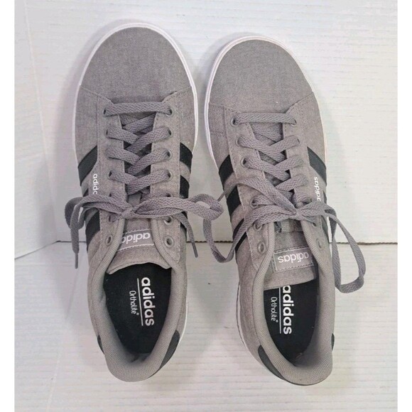 Adidas Men’s Shoes Size 9 Gray Black Sneakers SGC 753002 Casual Athletic School main image 9